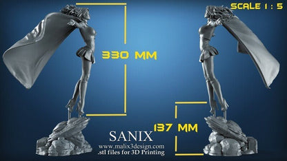 SUPERGIRL 3D Printed Resin Figure Model Kit FunArt | Diorama by SANIX3D UNPAINTED GARAGE KIT