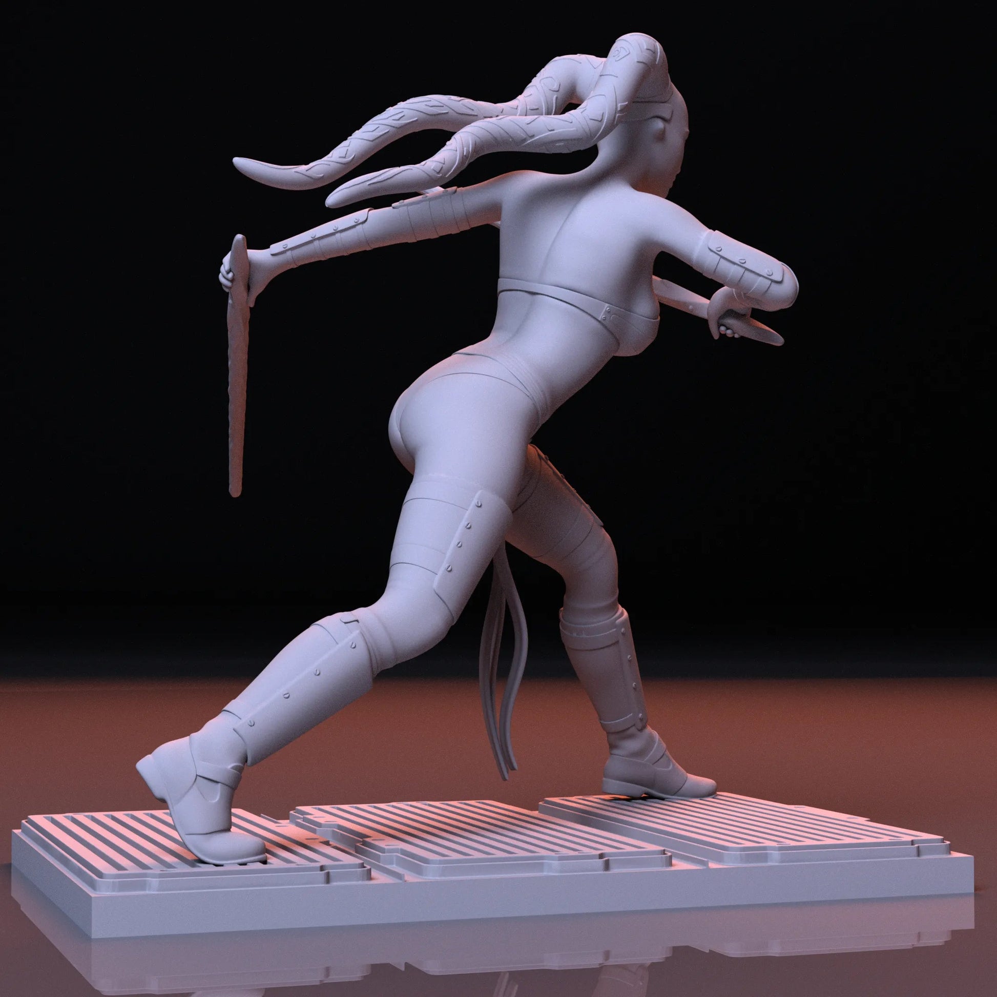 Talon Star Wars | 3D Printed | Fanart | Unpainted | NSFW Version | Figurine | Figure | Miniature | Sexy |