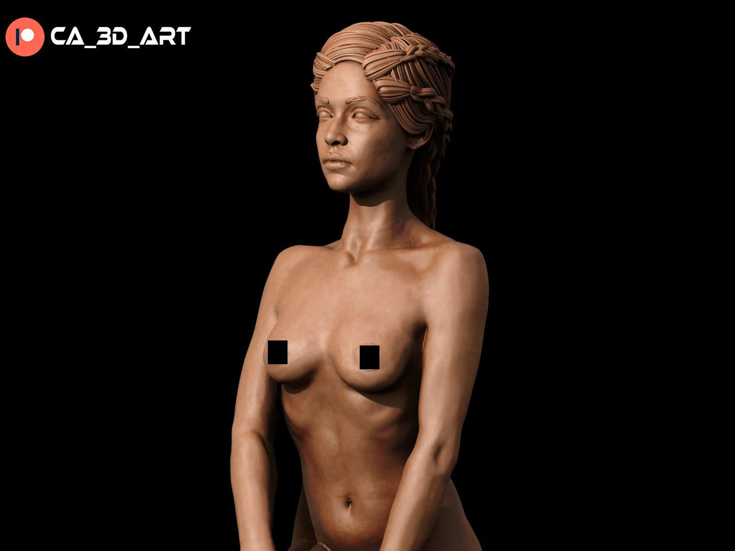 Targaryen Daenerys NSFW 3D Printed figure Fanart by ca_3d_art