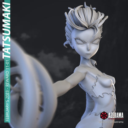 Resin Model Kit Tatsumaki 3d Printed Figurine Collectable Fanart DIY by Azerama