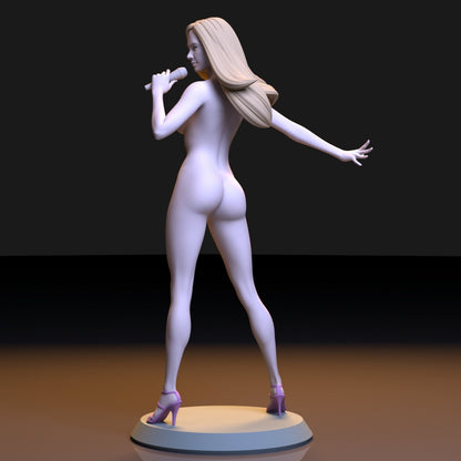 Tayl S. NSFW 3D Printed Figurine Fanart Unpainted Miniature Collectibles