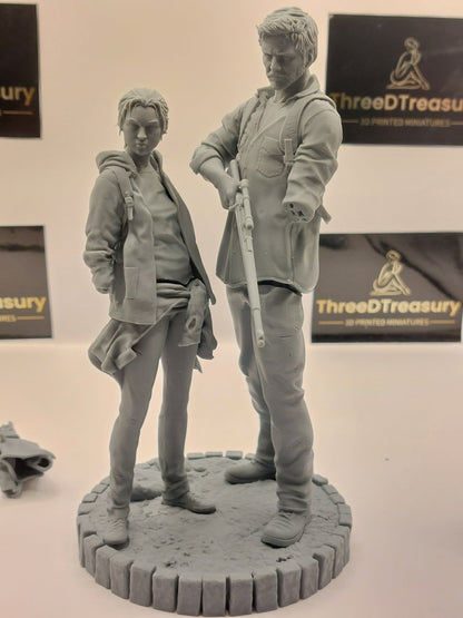 The Last of Us 3D Printed Resin Figure Model Kit FunArt | Diorama by SANIX3D UNPAINTED GARAGE KIT