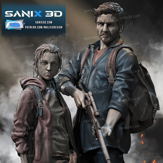 The Last of Us 3D Printed Resin Figure Model Kit FunArt | Diorama by SANIX3D UNPAINTED GARAGE KIT