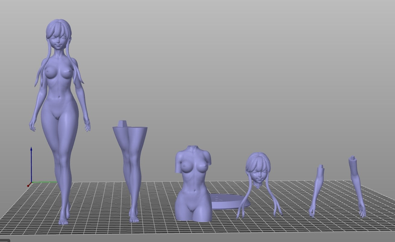 Thorn Princess NSFW 3D Printed Figurine Fanart Unpainted Miniature