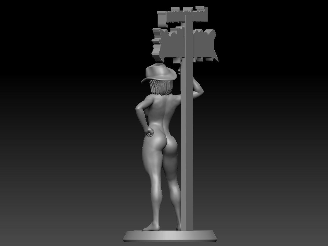 Tina Armstrong NSFW 3D Printed Figurine Fanart Unpainted Miniature