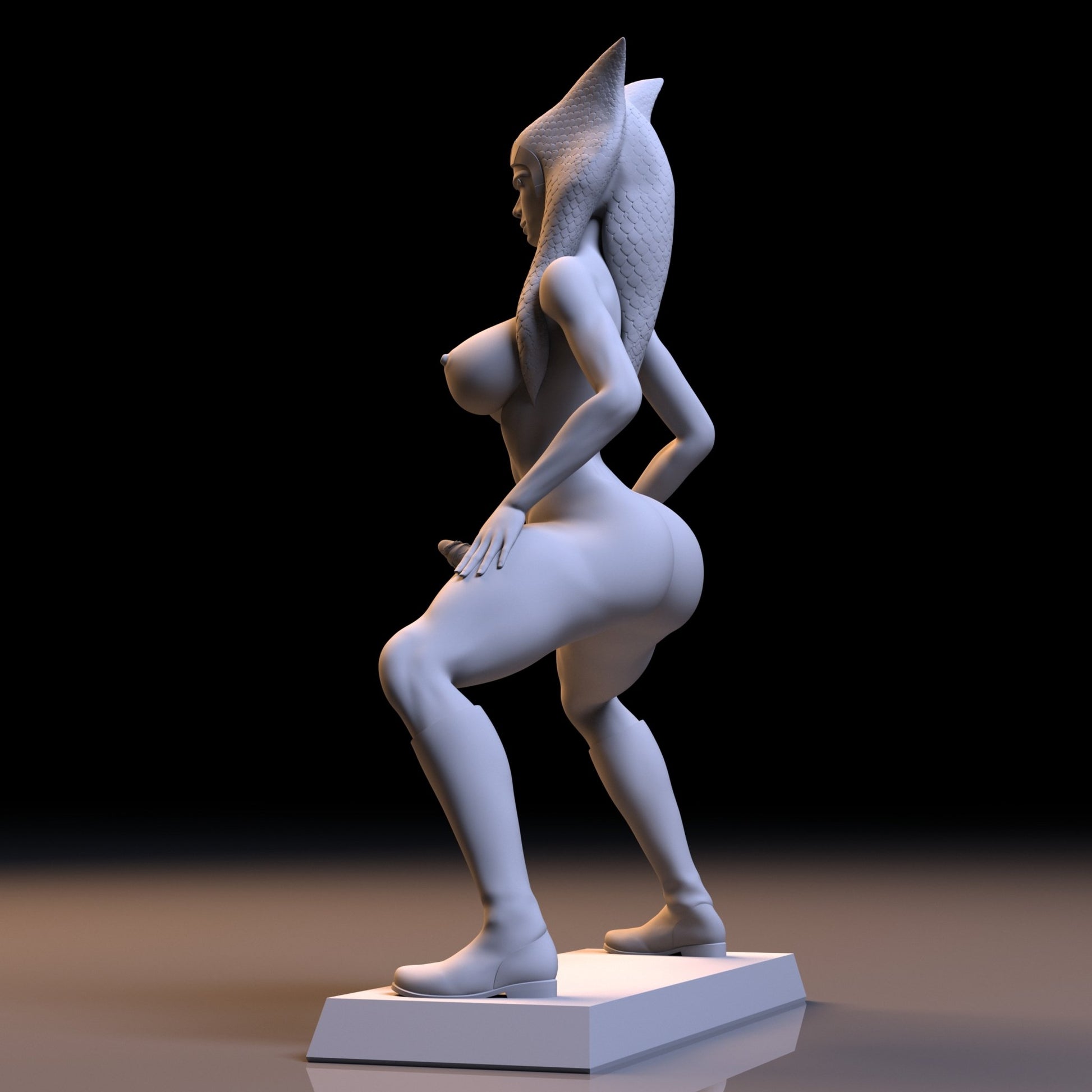 NSFW Resin Miniature Naked Woman Art NSFW 3D Printed Figurine Fanart  Unpainted Miniature Collectibles
