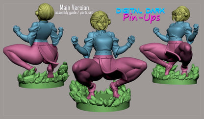 Toph 3d Printed Resin model kit Unpainted Figures