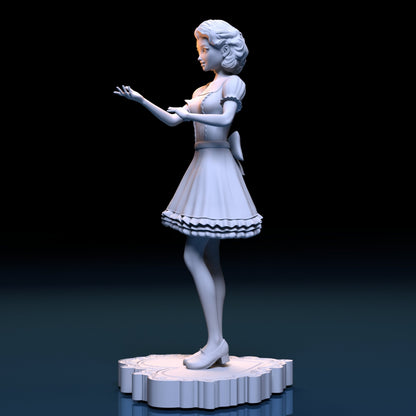 Valentine Dolls 3D Printed Figurine Fanart Unpainted Scaled Models