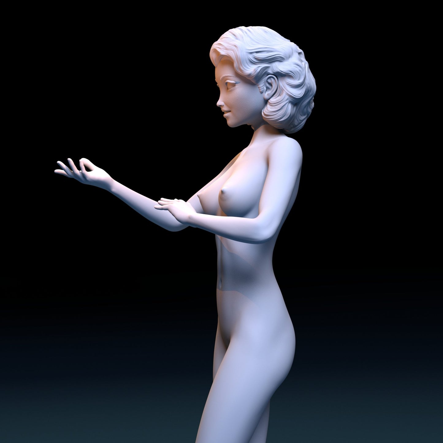 Valentine Dolls NSFW 3D Printed Figurine Fanart Unpainted Miniature