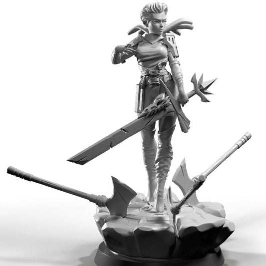 Valeria 3d Printed miniature FanArt by Realm of Dreams Miniatures Scaled Collectables Statues & Figurines