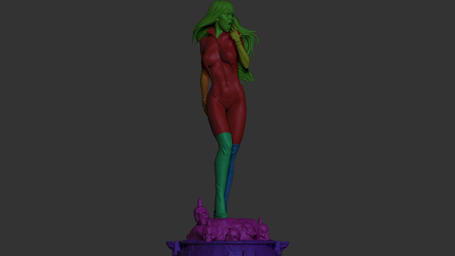 Vampirella 3D Printed figurine Fanart by ca_3d_art