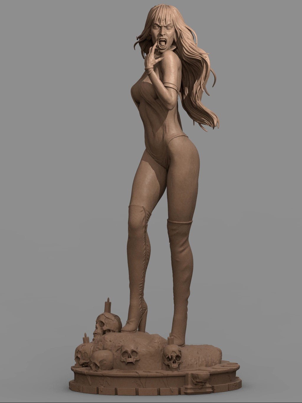 Vampirella 3D Printed figurine Fanart by ca_3d_art