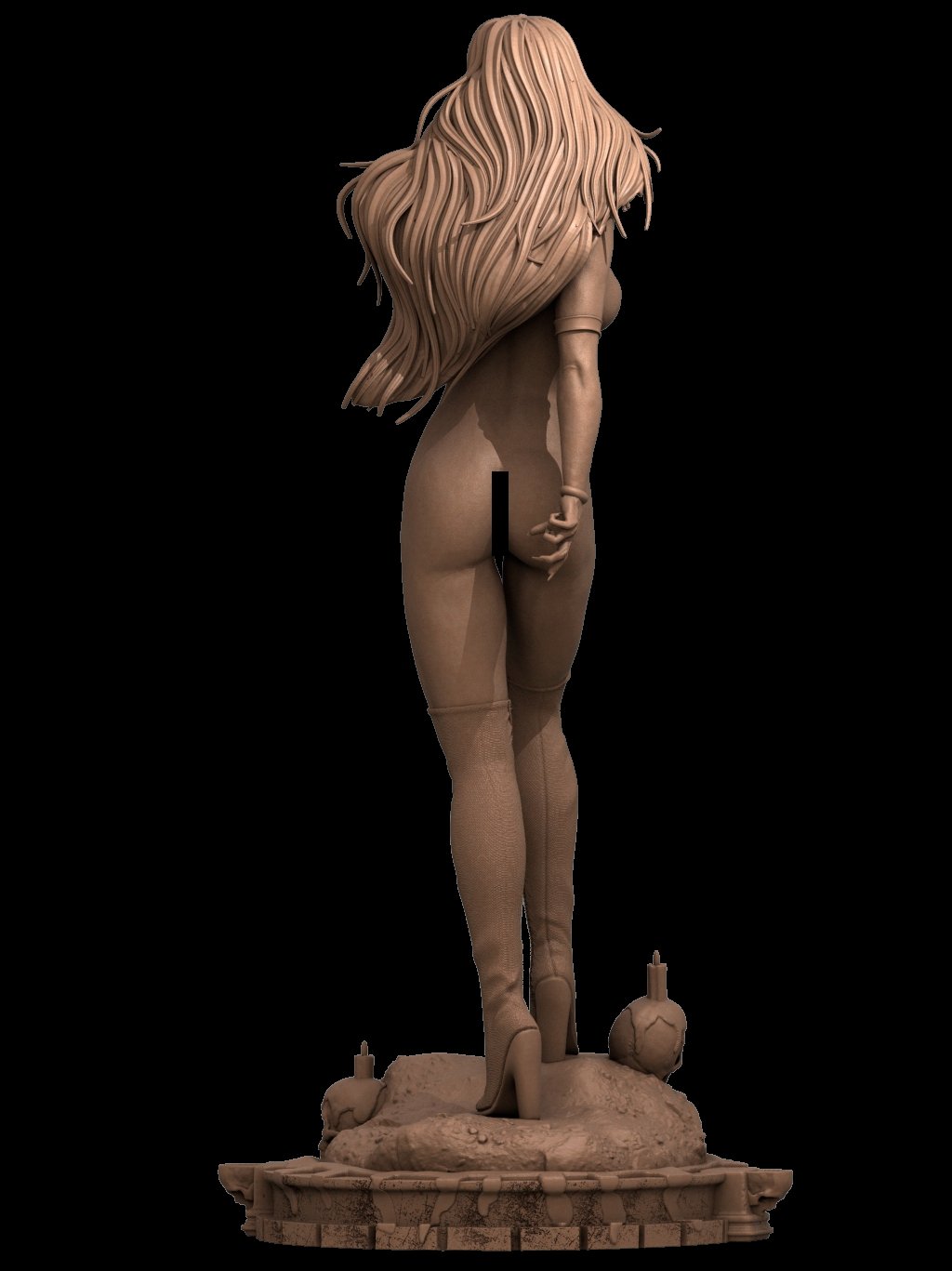 Vampirella NSFW 3D Printed figurine Fanart by ca_3d_art