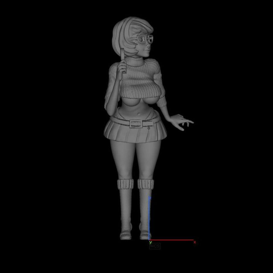 Velma Dinkley | Scooby Doo | NSFW 3D Printed | Fun Art | Unpainted | Version | Figurine