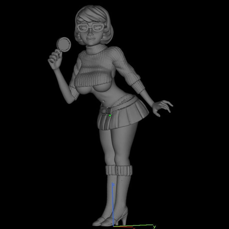 Velma Dinkley | Scooby Doo | NSFW 3D Printed | Fun Art | Unpainted | Version | Figurine