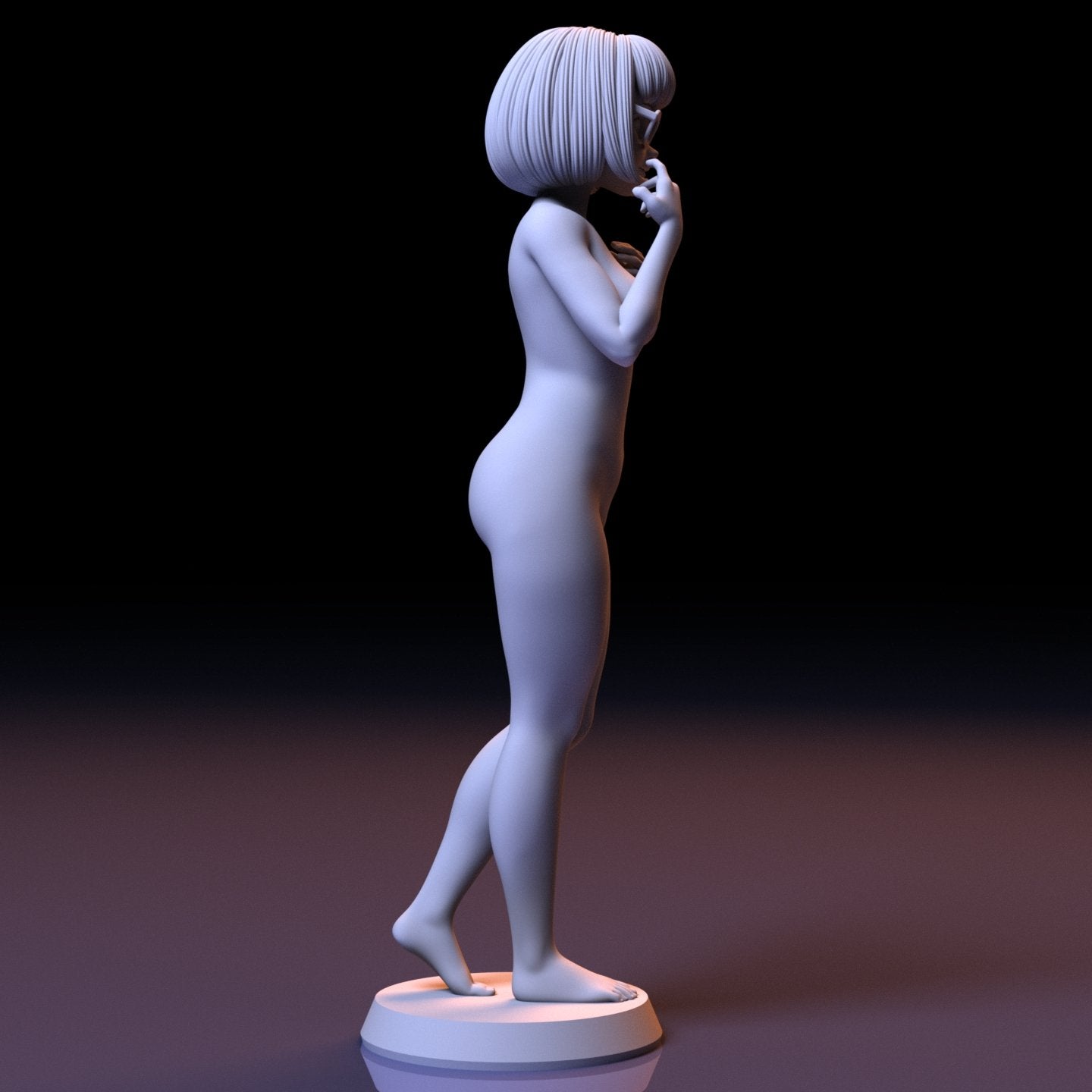 Velma NSFW 3D Printed Figurine Fanart Unpainted Miniature Collectibles