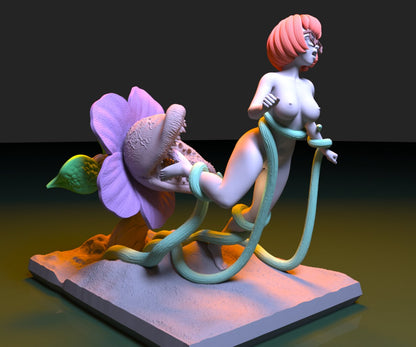 Velma used by carnivorous plants Naked NSFW 3D Printed Figure Garage Kit Unpainted Resin Miniature