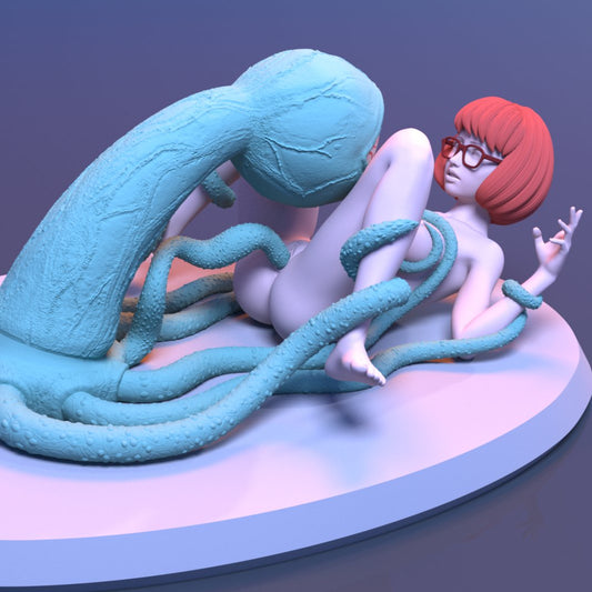 Velma used by eyeball tentacle Naked NSFW 3D Printed Figure Garage Kit Unpainted Resin Miniature