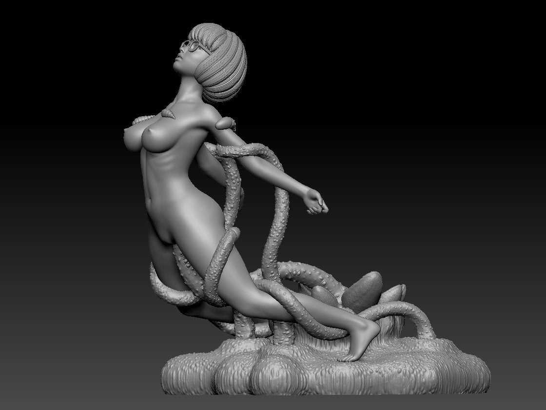 Velma used by tentacle Naked NSFW 3D Printed Figure Garage Kit Unpainted Resin Miniature