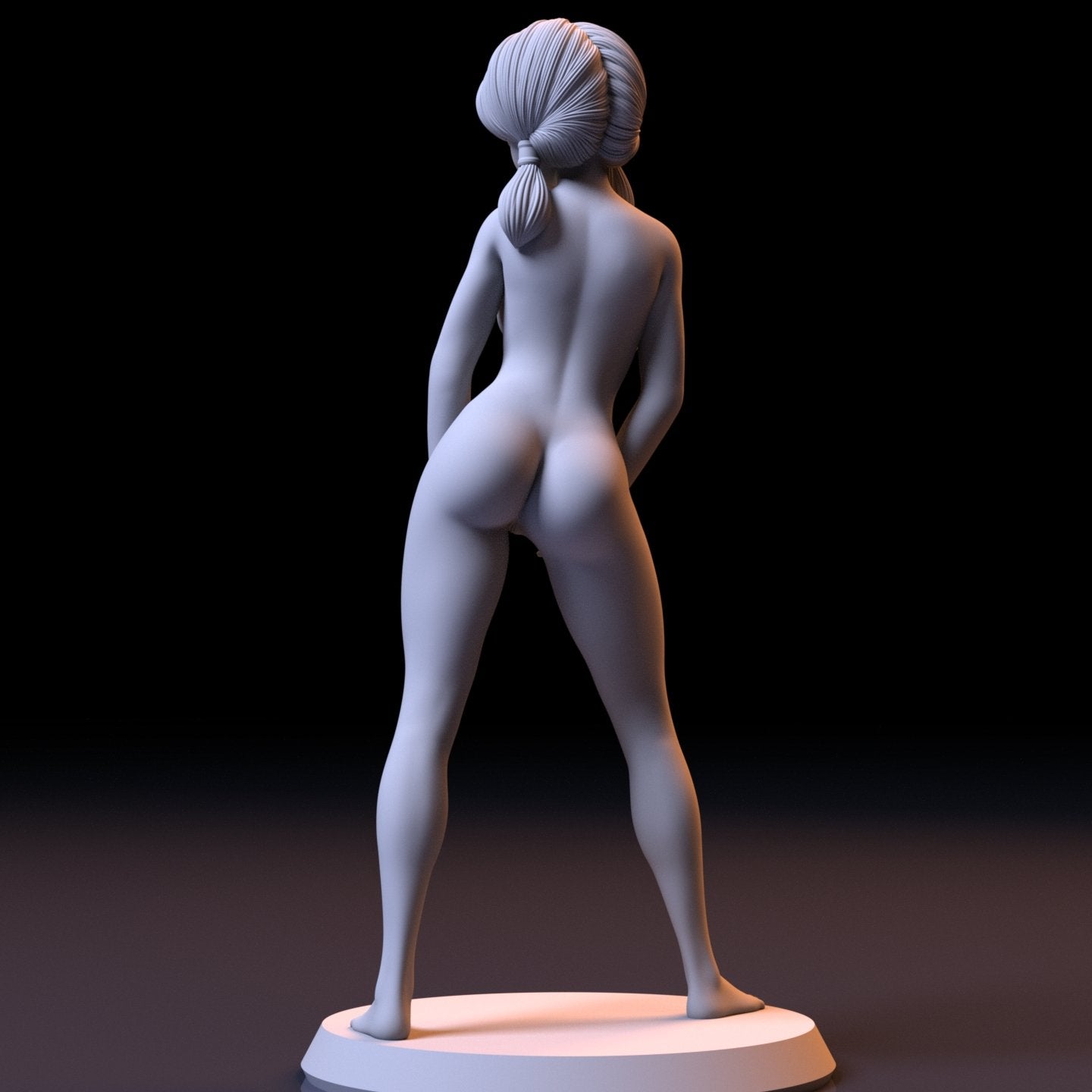 Videl NSFW 3D Printed Figurine Fanart Unpainted Miniature