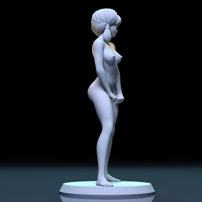 Videl NSFW 3D Printed Figurine Fanart Unpainted Miniature