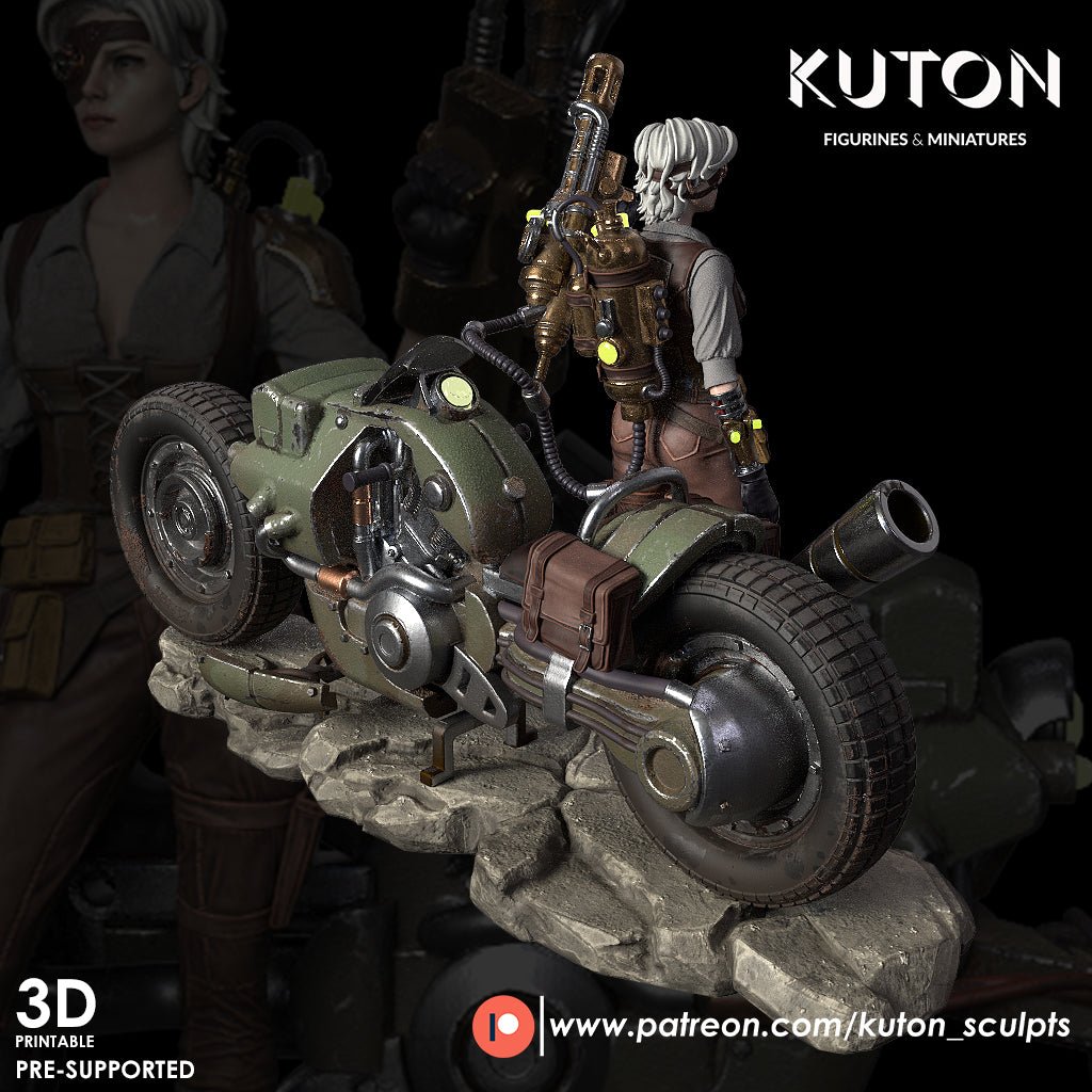 Viola DIORAMA 3d printed Resin Figure Model Kit miniatures figurines collectibles and scale models UNPAINTED Fun Art by KUTON FIGURINES