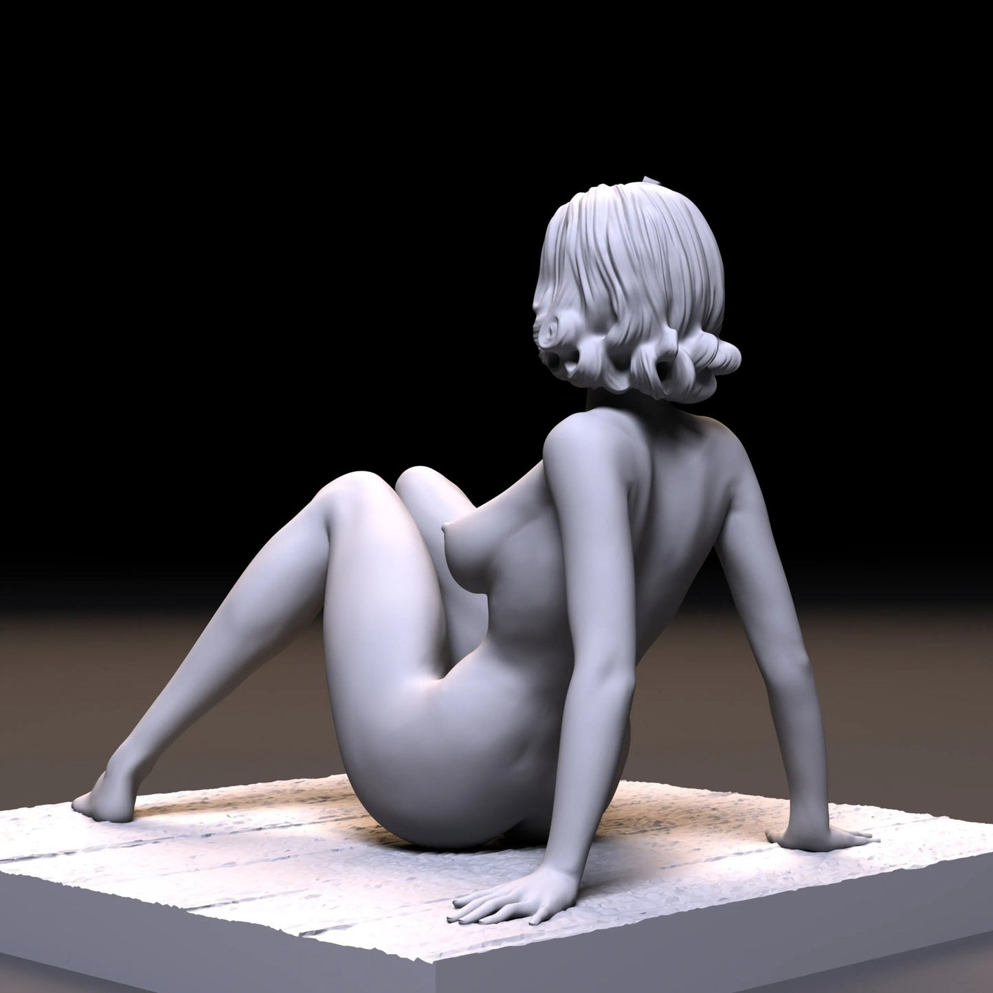 Virgin girl | 3D Printed | Bondage | Unpainted | NSFW | Figurine | Figure | Miniature | Sexy |