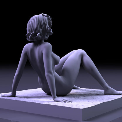 Virgin girl | 3D Printed | Bondage | Unpainted | NSFW | Figurine | Figure | Miniature | Sexy |