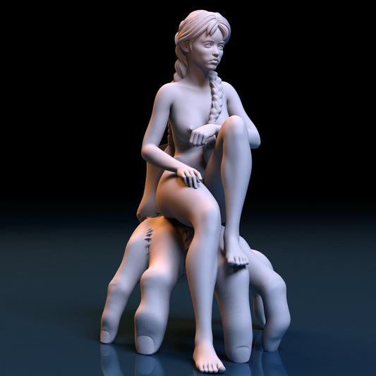 Wednesday NSFW 3D Printed Miniature Fanart Unpainted