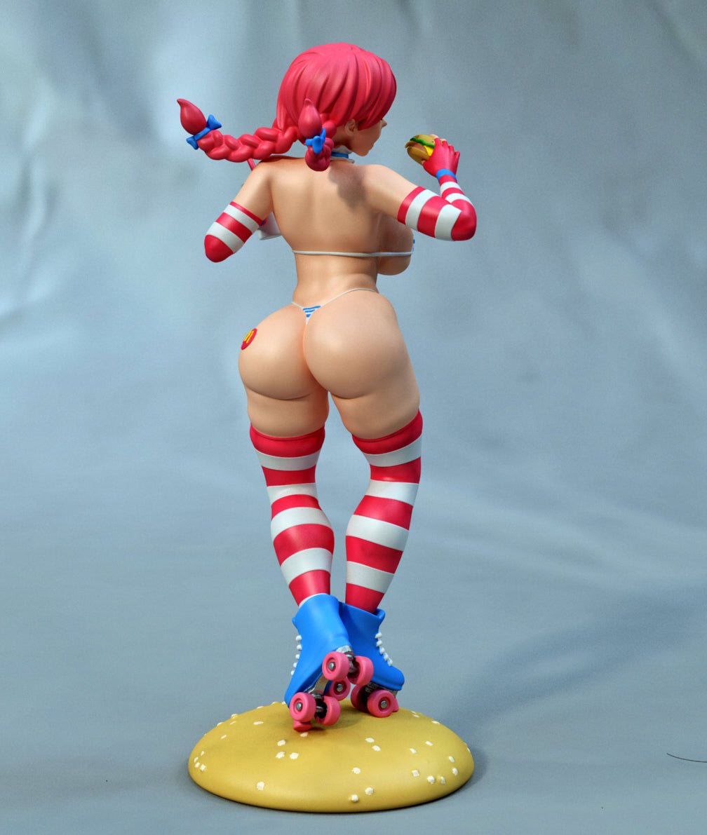 Wendy Burger MATURE 3D Printed Miniature FunArt by EXCLUSIVE 3D PRINTS