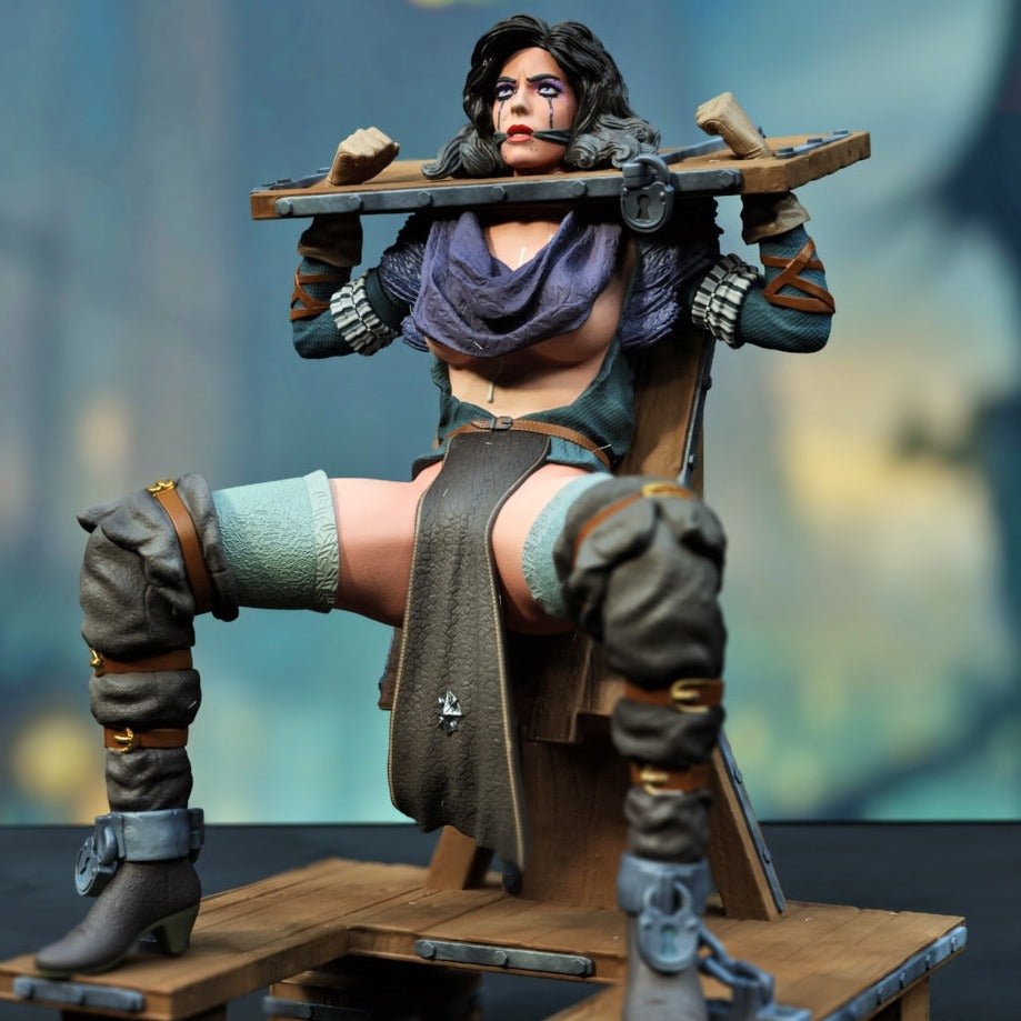 Yennefer 3D Printed Miniature FunArt by EXCLUSIVE 3D PRINTS Scale Models Unpainted