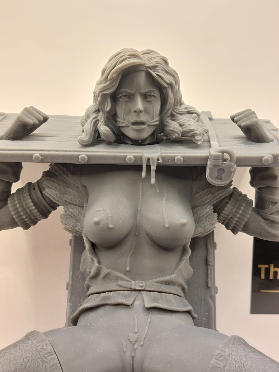 Yennefer NSFW 3D Printed Miniature FunArt by EXCLUSIVE 3D PRINTS Scale Models Unpainted
