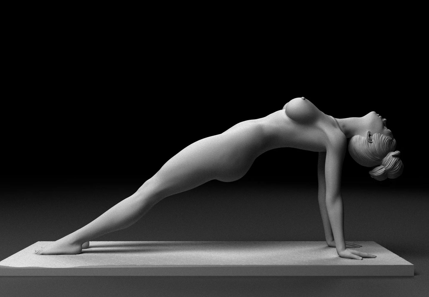 Yoga Girl | 3D Printed | Fanart | Unpainted | NSFW Version | Figurine | Figure | Miniature | Sexy |