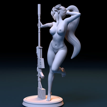 Yoko Littner NSFW 3D Printed Figurine Fanart Unpainted Miniature Scaled Models