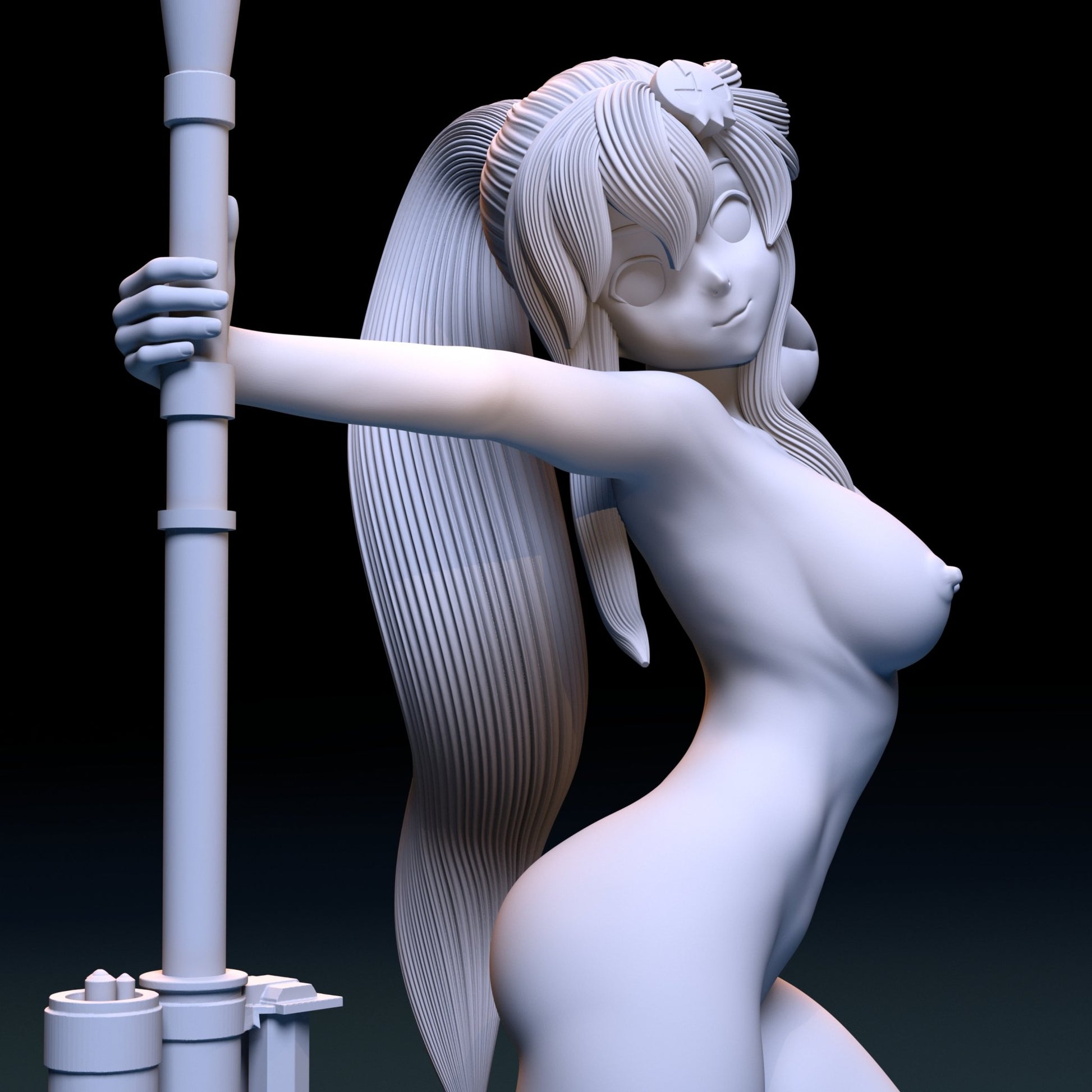 Yoko Littner NSFW 3D Printed Figurine Fanart Unpainted Miniature Scaled Models