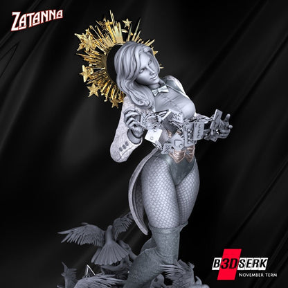 Zatanna 3D Printed Figurine FunArt | Diorama by B3DSERK UNPAINTED GARAGE KIT