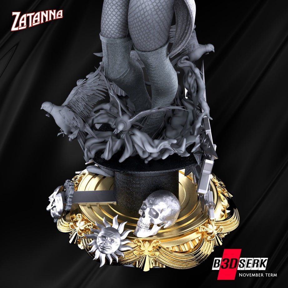 Zatanna 3D Printed Figurine FunArt | Diorama by B3DSERK UNPAINTED GARAGE KIT